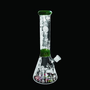 sandblasted Glass bong6