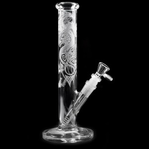 sandblasted Glass bong2